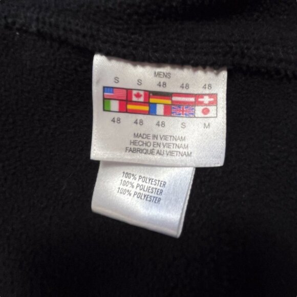 Spyder Stellar Men's Full Zip Sweater Black Size SMALL Textured Fabric - Picture 7 of 14